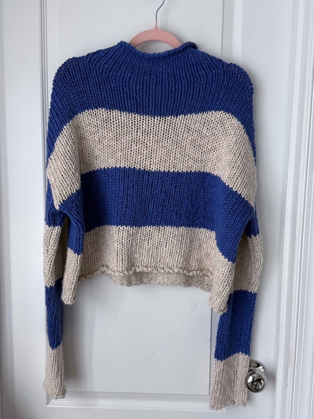 Free People Opal Rollneck Knit Striped Sweater